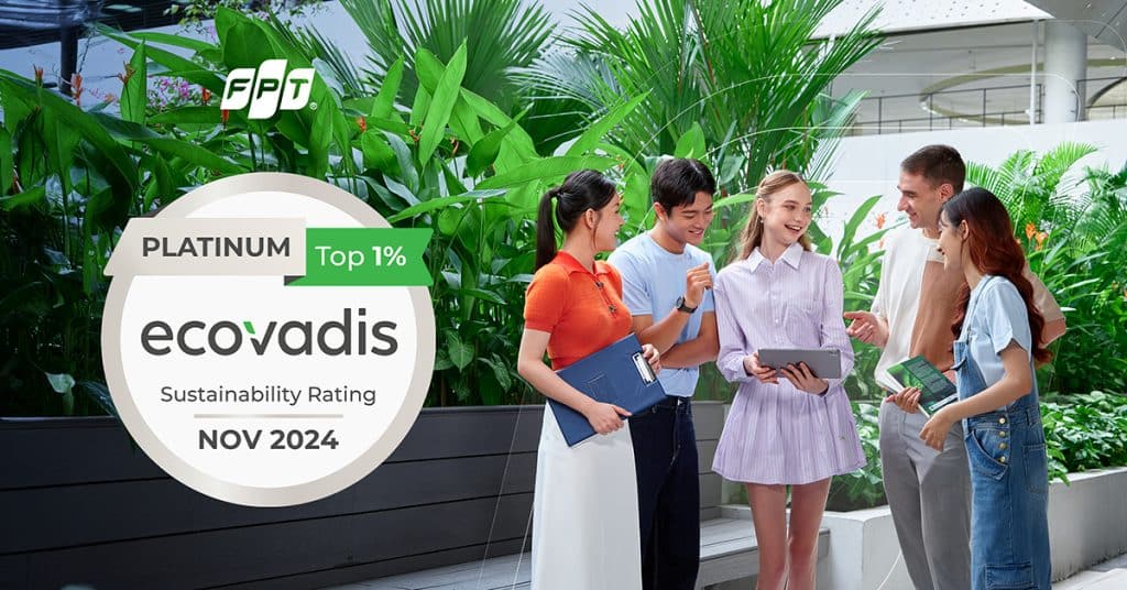 FPT Earns EcoVadis Platinum for Top Sustainability Practices