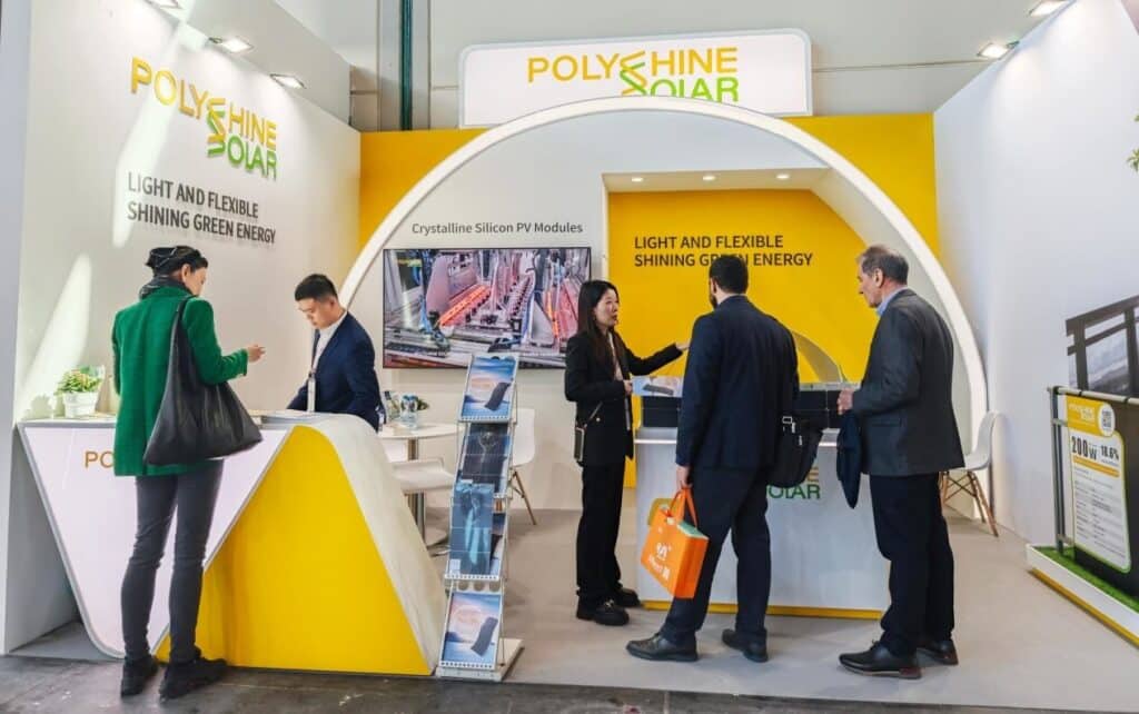 Polyshine Solar unveils lightweight flexible solar panels